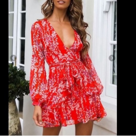Saints Secrets Chiffon Ruffle Floral 
